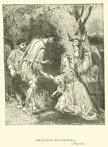 Don Quijote y Dorotea de John Gilbert